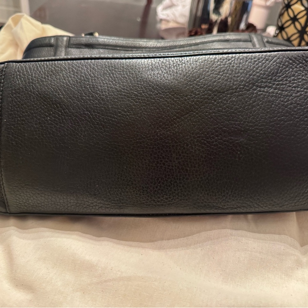 Tory Burch Black Leather Tote Bag - Picture 8 of 11